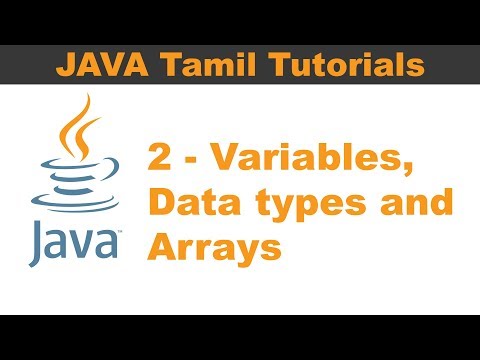 Java Tamil Tutorials 2 Variables