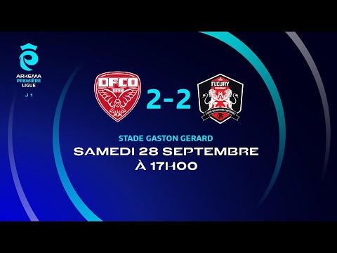 J2 I DFCO – Fleury (2-2) , le résumé I Première Ligue FFF 2024-2025