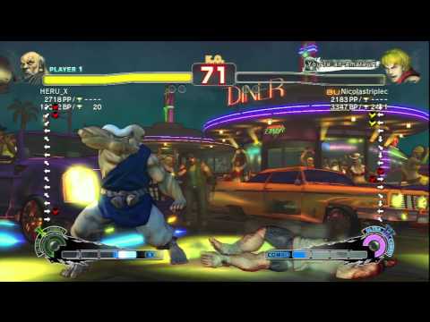 HERU_X (Gouken) Vs Nicolastriplec (Ken) SSF4 AE Ranked Matches - PSN