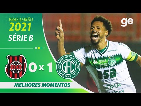 Gols e lances de Brasil de Pelotas x Guarani