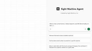 Sight Machine Agent for Microsoft 365 Copilot