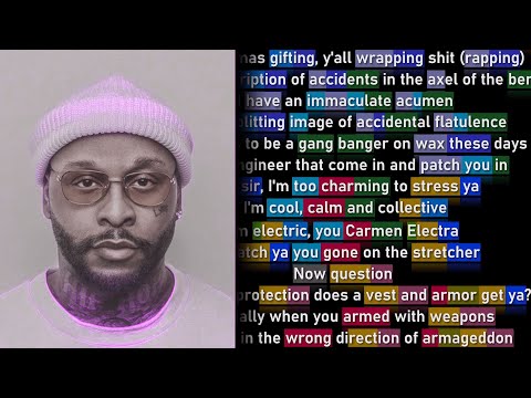 Royce 5'9 - I Got The Keys (Rhyme Scheme)