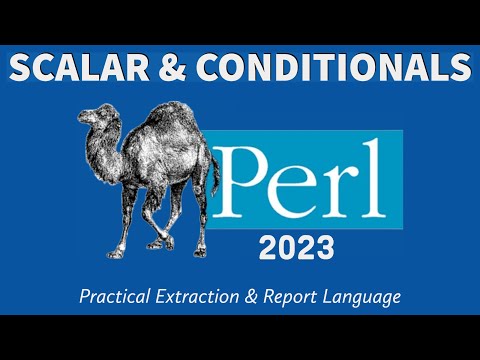 Perl Programming - Scalars & Conditionals 2023