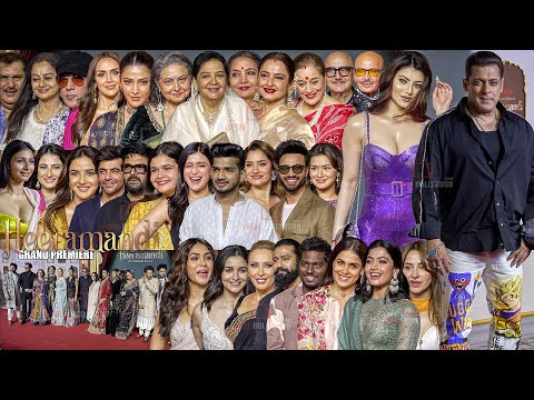 UNCUT - Heeramandi Grand Premiere |Star-studded Redcarpet | Salman Khan, Alia Bhatt, Munawar Faruqui
