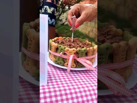 PASTEL DE CUMPLEAÑOS para PERROS