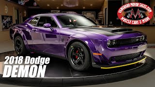 Video Thumbnail for 2018 Dodge Challenger SRT Demon