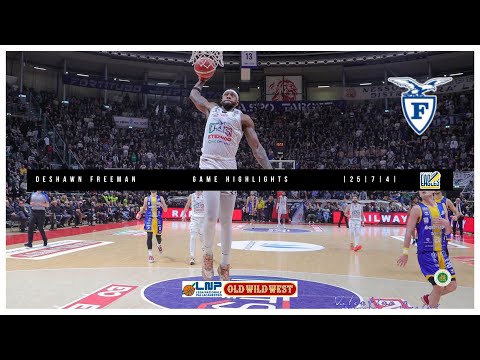 Deshawn Freeman helps FORTITUDO FLAT SERVICE BOLOGNA win vs UEB GESTECO CIVIDALE in Italy Serie A2