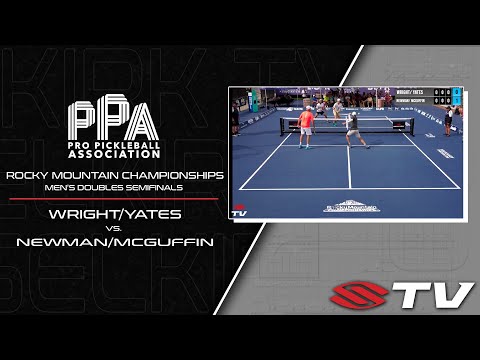 Pickleball Match Recap - McGuffin/Newman vs. Wright/Yates - PPA Rocky Mountain Championships