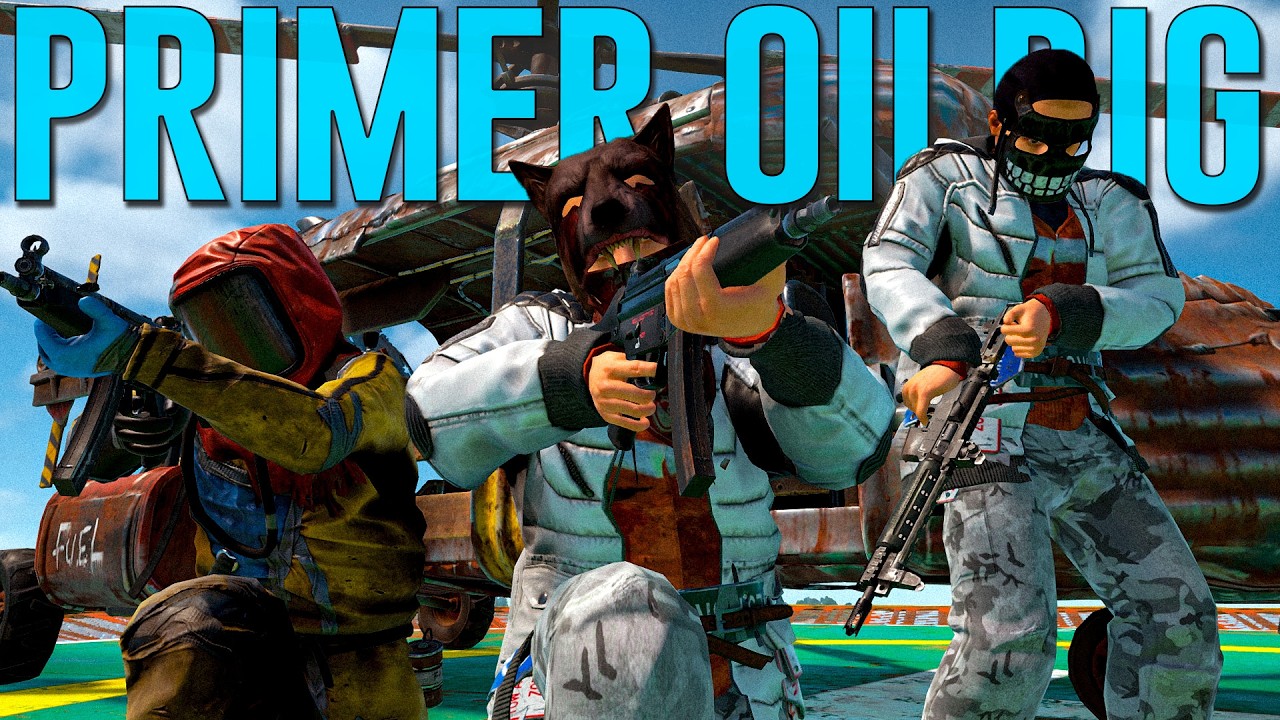 Video de Rust HK TEAM - PRIMER OILRIG Y DOMINAMOS EL SERVIDOR