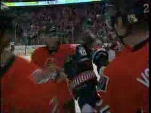 Vermette's goal 2 vs Hurricanes - Jan 17/08