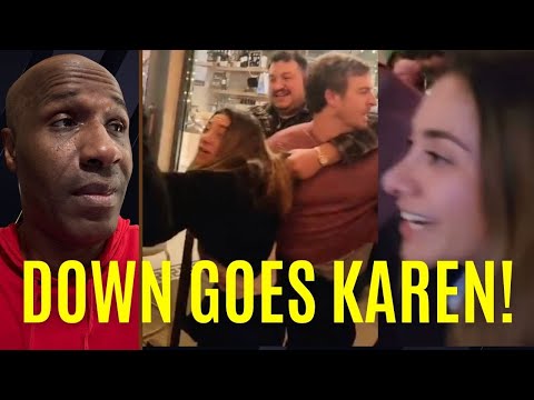 Drunk Karen GOES DOWN HARD After Starting Bar FIGHT
