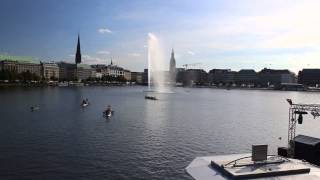preview picture of video 'Alster Drachenboote'