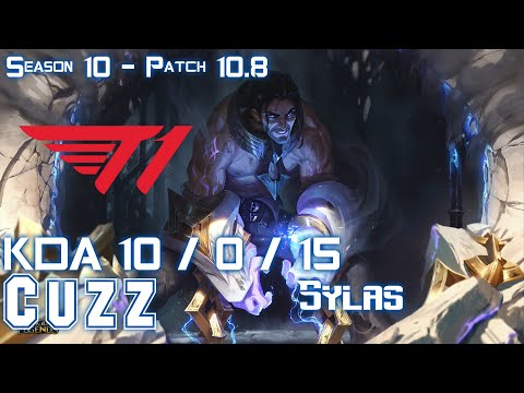 T1 Cuzz SYLAS vs SETT Jungle - Patch 10.8 KR Ranked