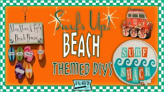SURF'S UP! BEACH THEMED DIYS / DOLLAR TREE