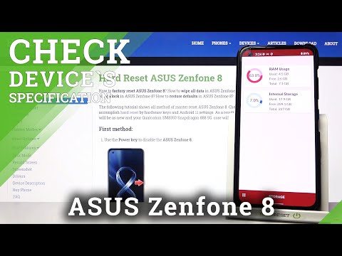 Asus ZenFone 8 - Discover All Specification by CPU-Z Pro!