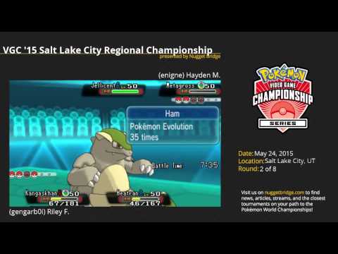 VGC'15 Salt Lake City Regional Round 2 - Riley F. (gengarb0i) vs Hayden M. (enigne)