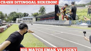 Download lagu DETIK DETIK LUCKY CR4SH DI BABAK KE SATU! EMAK GILA VS LUCKY mp3