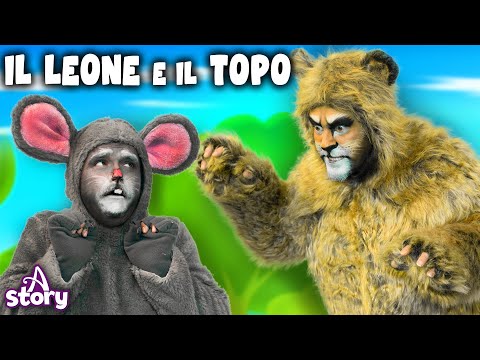 Il Leone e il topo | Storie per Bambini Italiano | A Story Italian