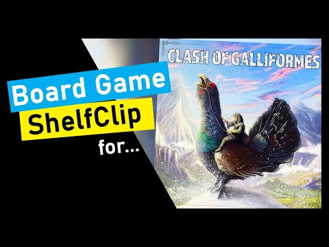 ShelfClips: Clash of Galliformes (Short Board Game Preview)