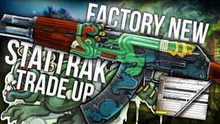 CS:GO STATTRAK FACTORY NEW FIRE SERPENT TRADE UP