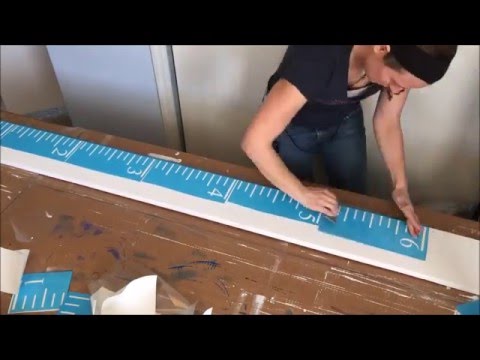 DIY Growth Chart Ruler