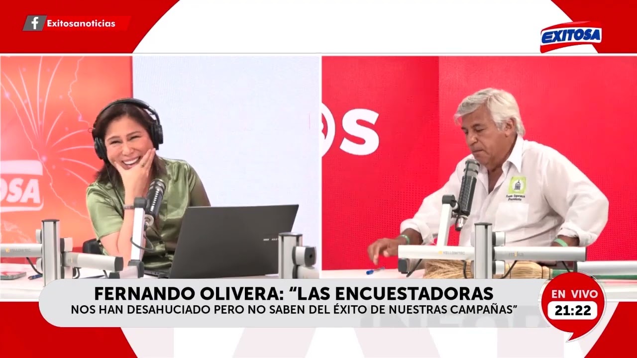 🔴🔵 Fernando Olivera asegura que ganará la presidencia