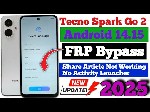 Tecno Spark Go 2 ( KM4 ) Gmail Account Unlock |Tecno Spark Go 2 Google Account Bypass Android 15 |