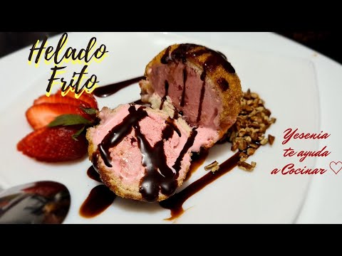 Cómo hacer HELADO FRITO para los peques de la casa 🥰🤗¡¡No se derrite en la sartén‼️😱