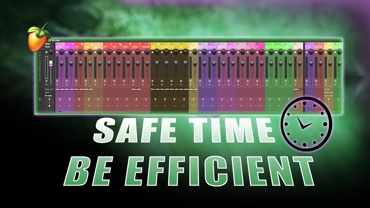 EFFICIENCY HACK Nr.1 CUSTOM FL STUDIO TEMPLATE TUTORIAL