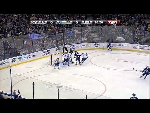 Winnipeg Jets @ Tampa Bay Lightning Highlights 2/2/12