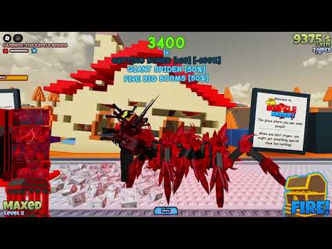 Tarnished Sword VS 2 spider demon things | The Battle Bricks (CRIMSON SKIES SPOILERS)