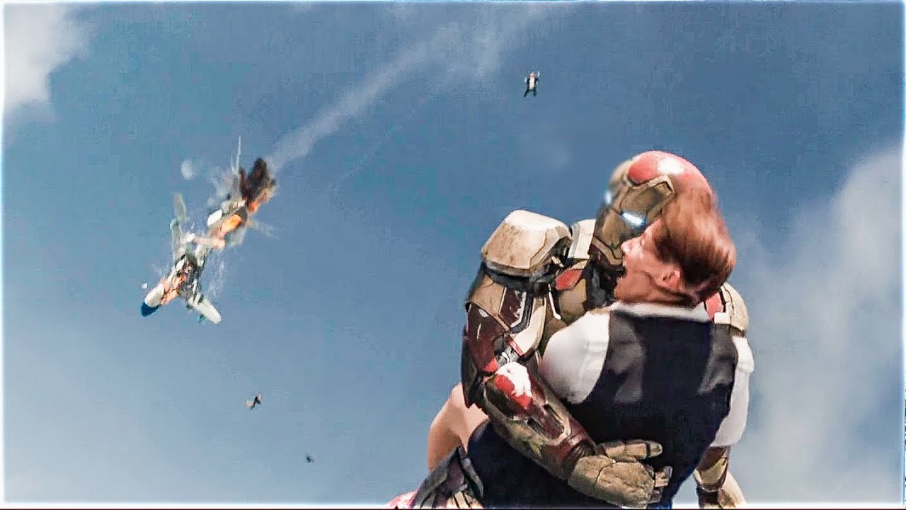 Pessoas Caem de Avião Atacado por Terroristas, Mas o Homem de Ferro Salva Todas em Pleno Ar - RECAP