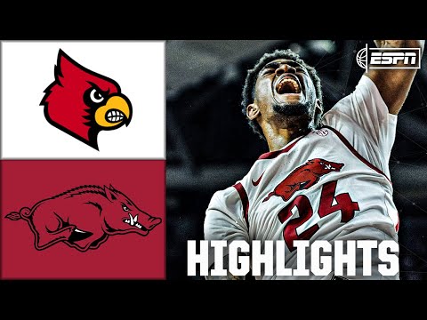 Louisville Cardinals vs. Arkansas Razorbacks | Full Game Highlights | ESPN College Basketball