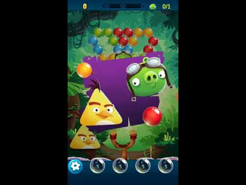 Angry Birds POP Bubble Shooter. Прохождение. Уровни 1-10.