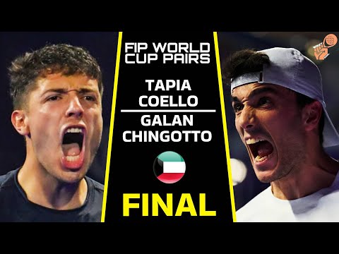 LA GRAN FINAL🤯🏆- TAPIA & COELLO VS GALAN & CHINGOTTO - FIP WORLD CUP PAIRS 2025 - HIGHLIGHTS