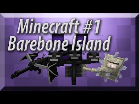Minecraft Barebone Island w/ NERDIAQ Ep.1 - The New Beginning