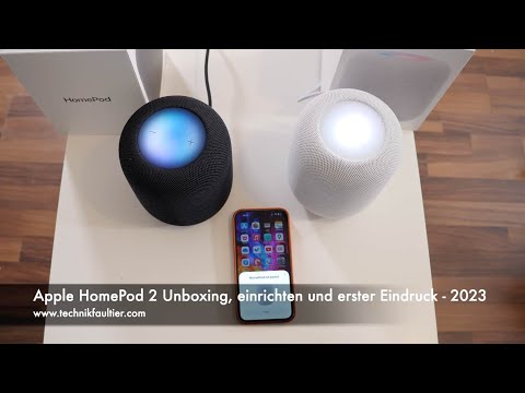 Apple HomePod 2 Unboxing, Setup and First Impressions - 2023
