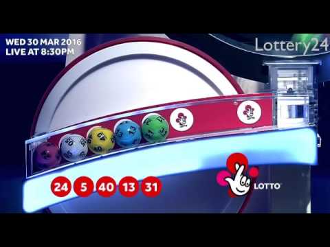 2016 03 30 UK lotto Numbers and draw results
