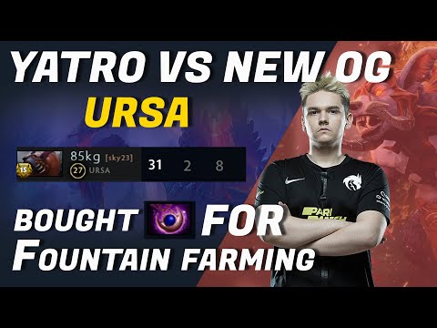 Yatoro Ursa VS OG.Yuragi 32 kills amazing fountain farming dota 2 highlights