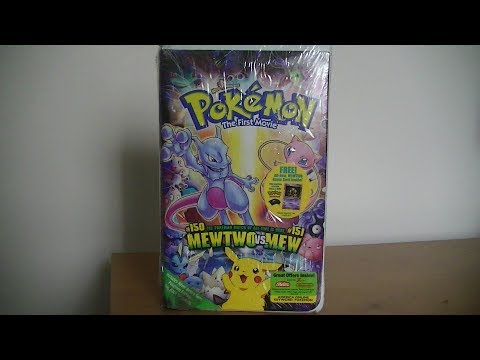 Retro Unboxing! - (Brand New) Pokemon the First Movie: Mewtwo Vs. Mew VHS!!!!