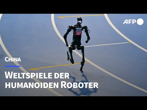 Von Fußball bis Boxen: Roboter messen sich in erster Robo-WM in China | AFP
