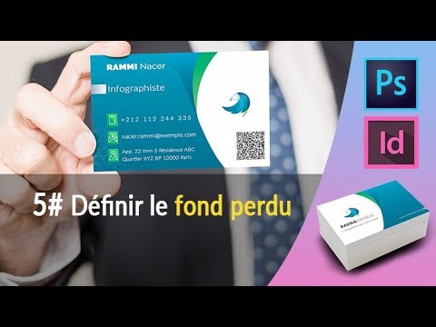 Photoshop et Indesign CC Création des cartes de visite