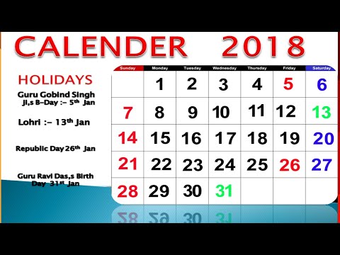download lagu mp3 mp4 Calendar 2018, download lagu Calendar 2018 gratis, unduh video klip Calendar 2018