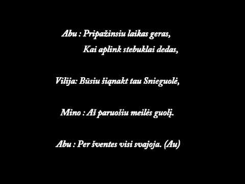 Vilija ir Mino - Kalėdų ir meilės daina (lyrics)
