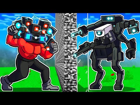 EPIC Minecraft Mob Battle - Camera Man vs Speaker Titan!