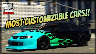 GTA 5 Online - The Most Customizable Cars in The Game!! (Top 35)