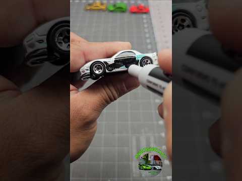 Trying the Dry Eraser technique to remove #Hotwheels Decals Pt2. #diecast #custom #164 #matchbox