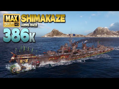 Destroyer Shimakaze: Huge 4k base XP game - World of Warships