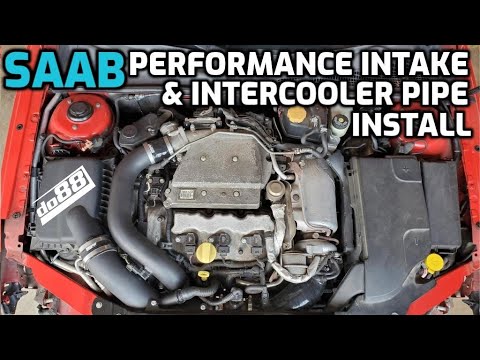 SAAB B284 2.8T V6 do88 Intake & Intercooler Pipe Install