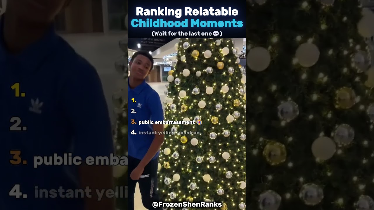 Ranking Relatable Childhood Moments